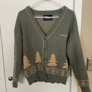 Taylor Swift Evermore Inspired Holiday Cardigan